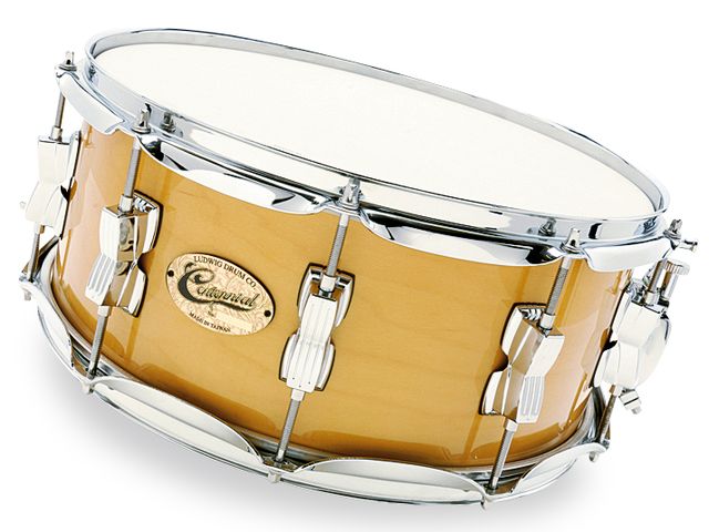 Ludwig Centennial Kit Just two snares are offered, a 13" and 14", both of which are 6½" deep