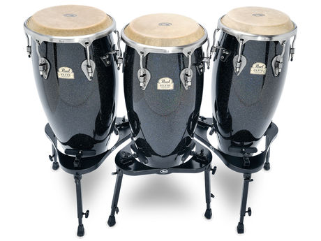 Pearl Elite Series Mahogany Congas and Bongos