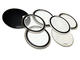 Aquarian Super-Kick and Regulator Bass Drum Heads