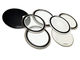 Aquarian Super-Kick and Regulator Bass Drum Heads
