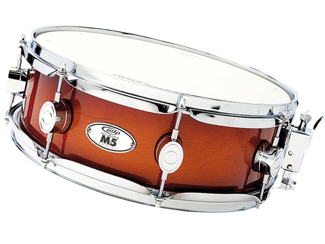 PDP M5 Drum Kit The snare strainer tension knob is small for gripping, but can also be turned using a drum key