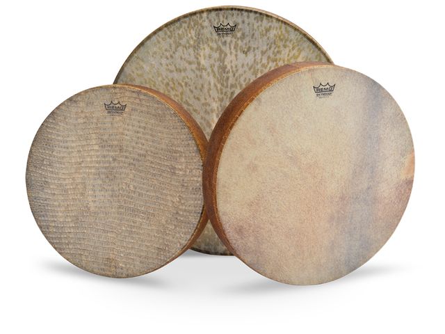Remo's pre-tuning system means each drum has been tuned to an optimum tone.