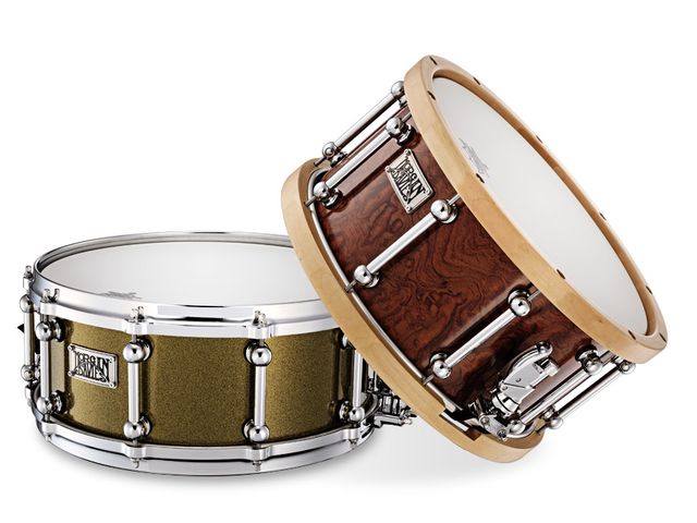Thin shell and wood hoops make for a deeper,  warmer and more open tone