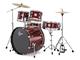 Two choices of wrap finish  are available for the GS1, including this Dark Red Metallic wrap.