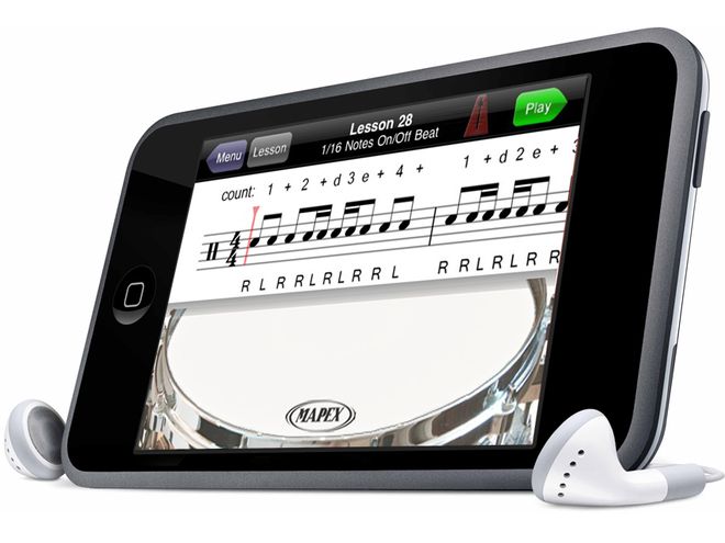 Mapex Drum Masterclass iPhone app