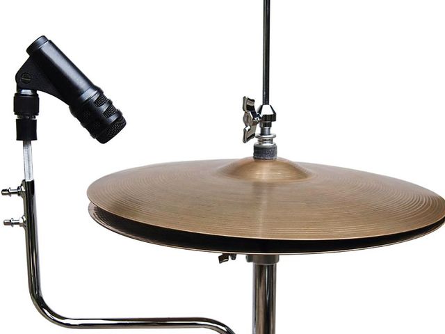 BR Distribution Mic Holders The AMHHH hi-hat mount in action.