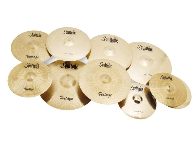 Soultone Cymbals - Vintage and Custom Brilliant ranges (from £200)