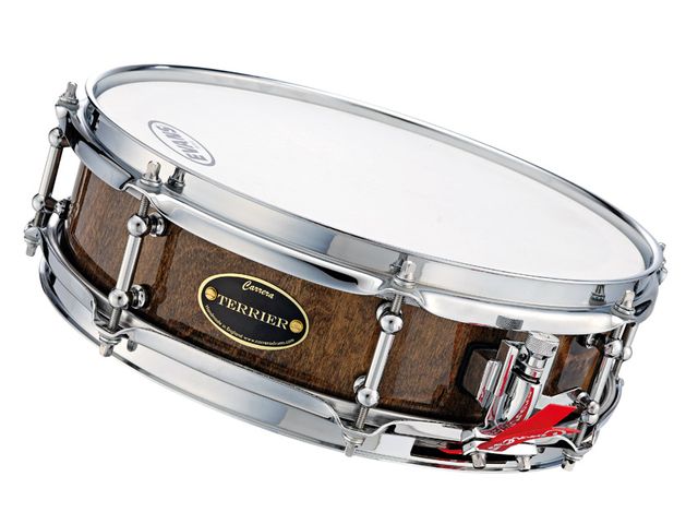 Carrera Terrier Kit The snare sound is controlled but lively - it snaps, crackles and pops.