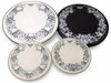 Set of inked drum heads by Corey Miller