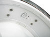 George Way Aristocrat Kit in Black Diamond Pearl Inside of the snare drum gives indelible proof of the heritage of this kit, showing an original date stamp of October 3, 1959.