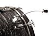 Ludwig Blue Note kit Retractable curved chrome-plated, square section bass drum spurs