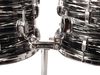 Ludwig Blue Note kit Twin-mount tom stand for the 12-inch and 13-inch toms. This could tilt and is tightened by a special spanner tool