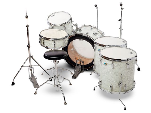 Ludwig White Marine Pearl kit
