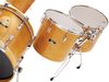 Pearl DLX kit includes 8"x5½", 10"x6½", 12"x8", 15"x12", 16"x16" and 18"x16" single-headed concert toms.