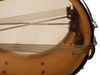 Dominion Ace 14x6-inch snare has top and bottom snares. It also has 'X' box-type lugs, copied from Leedy.
