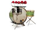 Vintage Drum Gear: Slingerland Sea Green Pearl kit and '30s snares