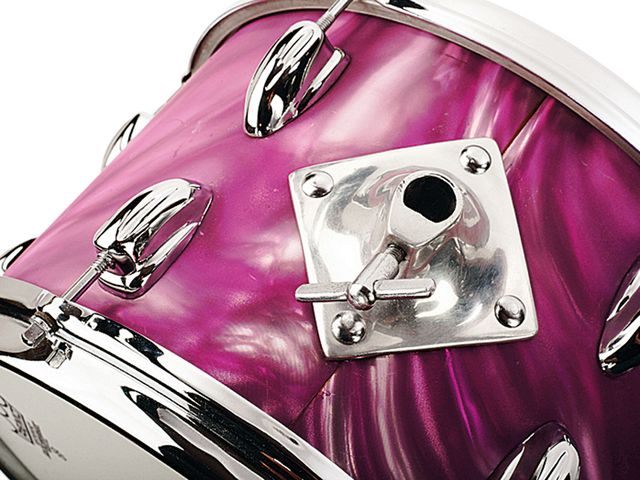 Slingerland Satin Flame Pearl kit