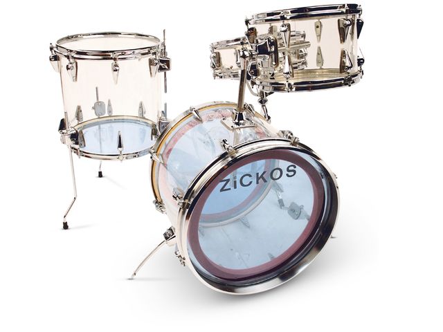 Zickos Transparent Drum Kit