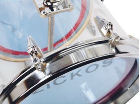 Vintage drum gear: Zickos Transparent Drum Kit