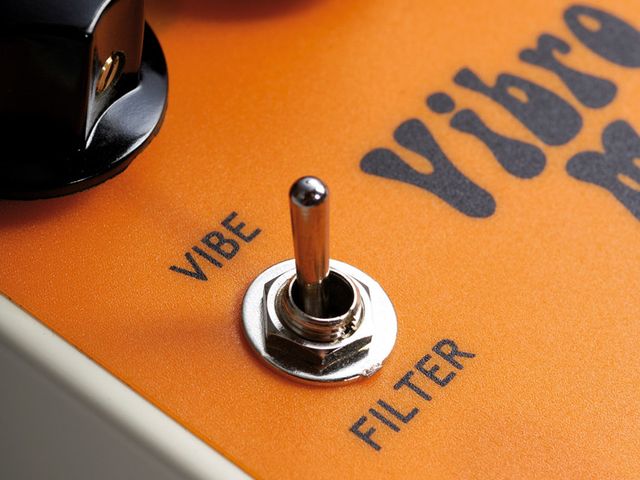 Kilpatrick Audio Vibro Man Pedal contains vibrato and filter effects that can be used alongside the tremolo.