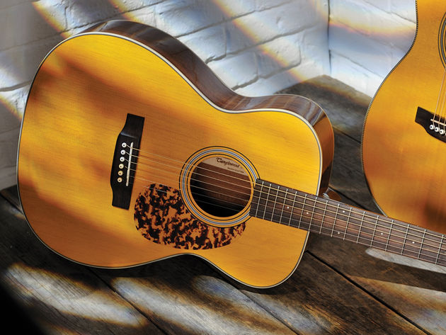 Tanglewood TW40 O AN The top of the TWO40 is solid spruce, with laminate mahogany back and sides.