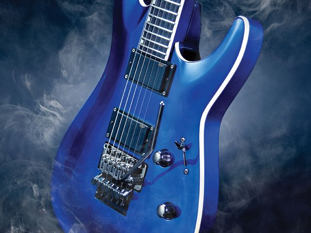 ESP LTD MH-330FR The MH-330FR is a sleek-looking but mighty solid hunk of timber.