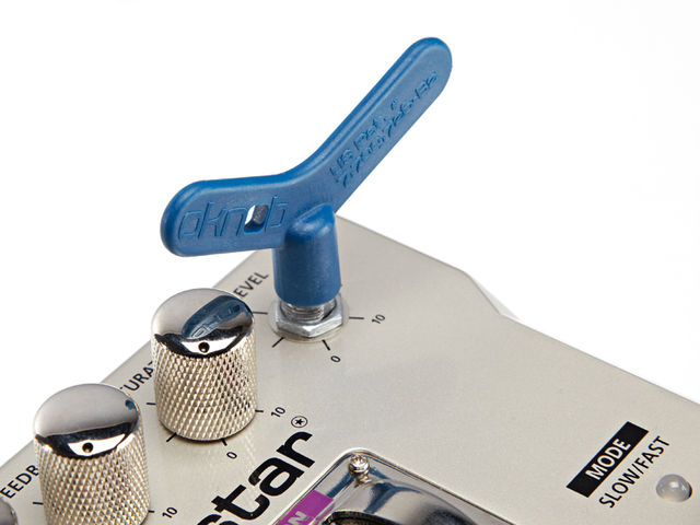 The Option Knob enables you to play footsie with your pedal's controls.