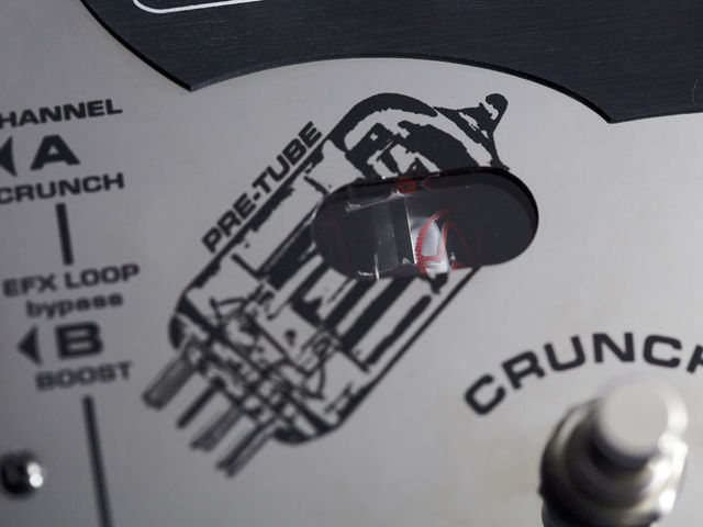 The Stomp Head is a hybrid of solid-state and valve technology, giving you great sounds with added portability, not to mention reliability