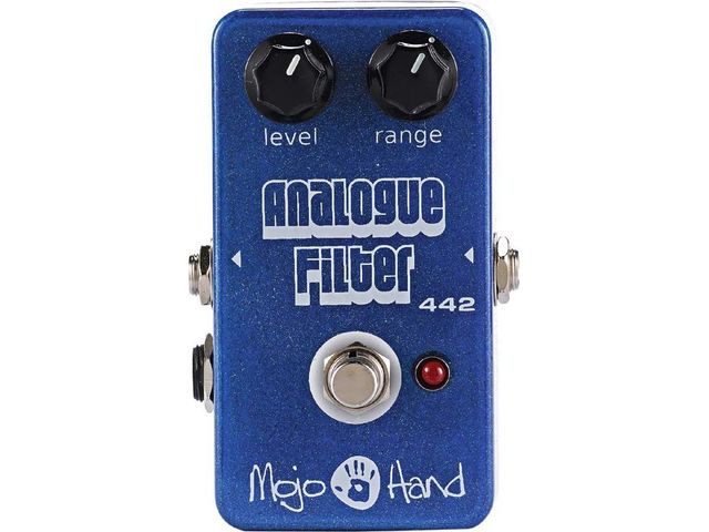 Check out this funky blue pedal!