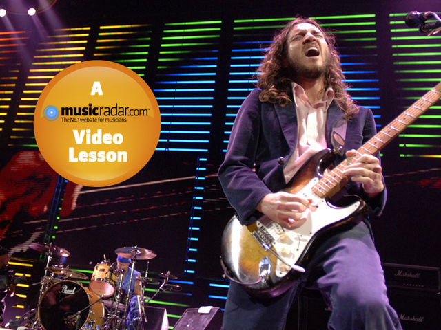 John Frusciante live with the Red Hot Chili Peppers