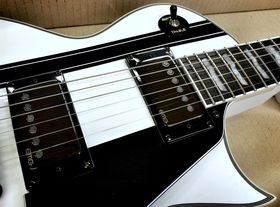 In pictures: LTD Kirk Hammett KH-WZ White Zombie & James Hetfield Iron Cross SW unboxed