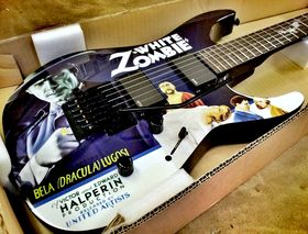 In pictures: LTD Kirk Hammett KH-WZ White Zombie & James Hetfield Iron Cross SW unboxed