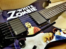 In pictures: LTD Kirk Hammett KH-WZ White Zombie & James Hetfield Iron Cross SW unboxed