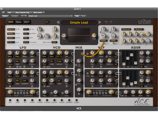 Synth lead development
