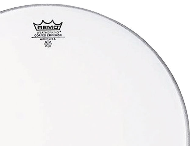 Best snare batter, twin ply head: Remo Emperor Coated