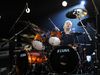 Metallica's Lars Ulrich and his maple Tama kit