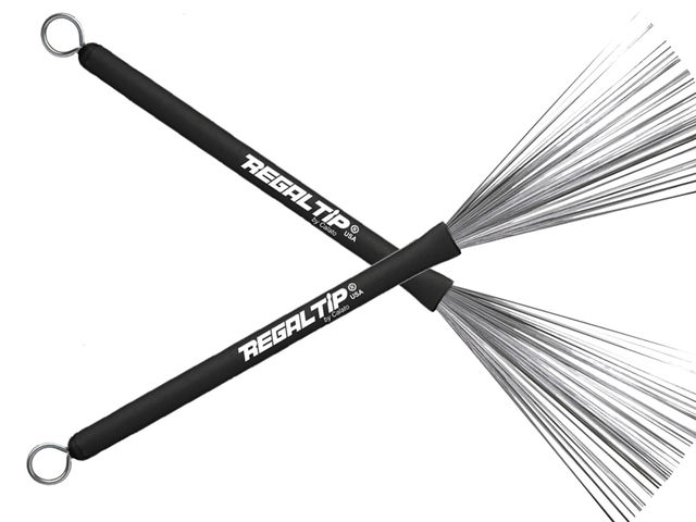 Best drum brushes: Regal Tip 583R Retractable Wire Brushes