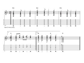 Acoustic Guitar Lessons: Open D minor tuning