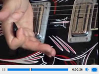 Brian Setzer: How to change between picking and fingerstyle