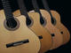 From L-R: Alhambra 7PCWE2, Takamine TC132SC, Orpheus Valley Solea and Admira Virtuoso E