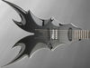 Solid mahogany body; set mahogany neck; ebony fingerboard with dot inlays; 25.5" scale; twin rail (neck) and Rockfield Fat Ass (bridge) pickups; volume control (with push-pull pickup selector); black nickel hardware; Onyx finish