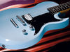 Basswood body; North American bolt-on maple neck; Indonesian rosewood fingerboard; 24.75" scale; Alnico V humbucker; volume and tone controls; chrome Tune-o-matic-style bridge and tailpiece; sonic blue, racecar red or metallic black finish