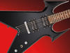 Solid basswood body; bolt-on maple neck; rosewood fingerboard; 24 frets; 25.5" scale; 2 x B.D.S.M humbuckers; volume, tone, 3-way pickup selector; chrome hardware; onyx finish
