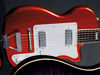 Solid ash body; set maple neck; rosewood fingerboard; 24.75" scale; 2 x mini humbuckers; volume, tone, 3-way pickup selector; floating bridge, trapeze tailpiece; copper or black finish