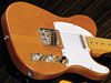 Solid ash body; bolt-on maple neck; maple fingerboard with dot inlays; 25.5" scale; 2 x Sparrow single-coils; master volume, master tone, 3-way pickup selector; chrome hardware; natural or custom finish