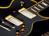Solid mahogany body; set mahogany neck; rosewood fingerboard with block inlays; 22 frets; 24.75" scale; 2 x ESP LH-150 humbuckers (with coil tap); 2 x volume, tone, 3-way pickup selector; nickel hardware; aged vintage black or aged honeyburst finish