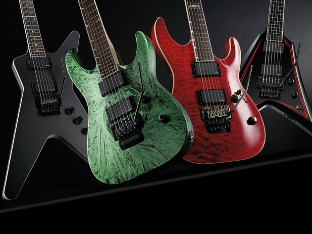 4 Floyd Rose-equiped electric guitars