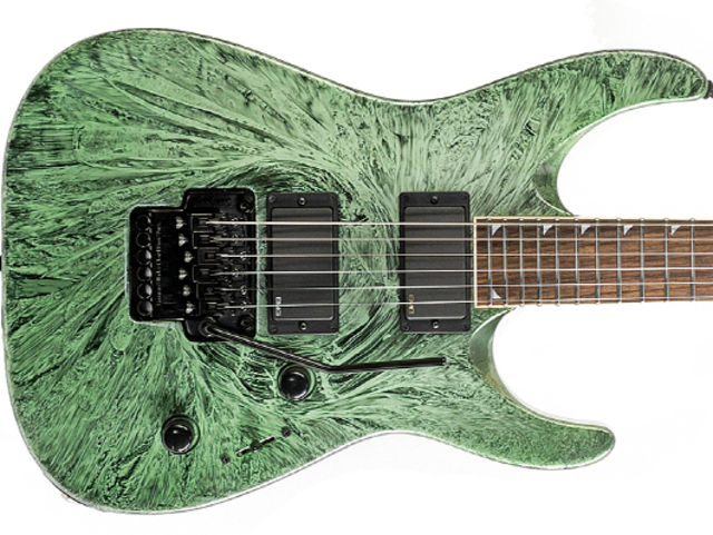 Jackson DKMG Green Swirl build and features