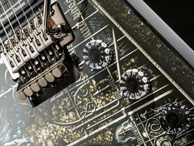 Round-up: 4 graphic finish metal electric guitars
