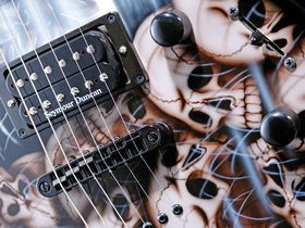 Round-up: 4 graphic finish metal electric guitars